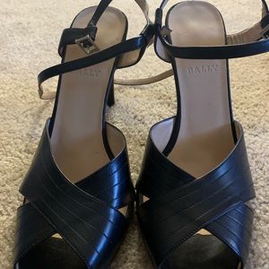 Women’s leather Bally Kris cross shoes